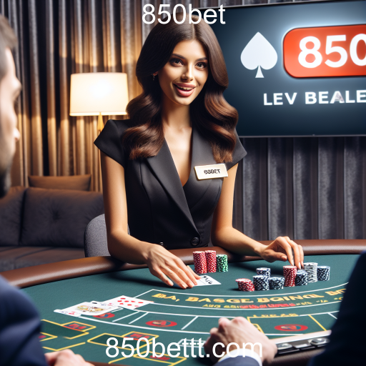 Experiência Imersiva com Jogos Ao Vivo no 850bet